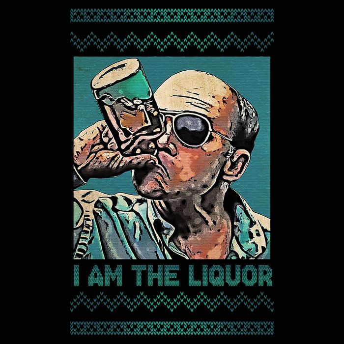 I Am The Liquor Ugly Christmas Sweater Womens T-Shirt