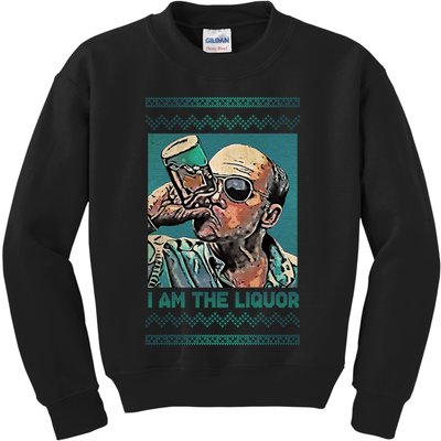 I Am The Liquor Ugly Christmas Sweater Kids Sweatshirt