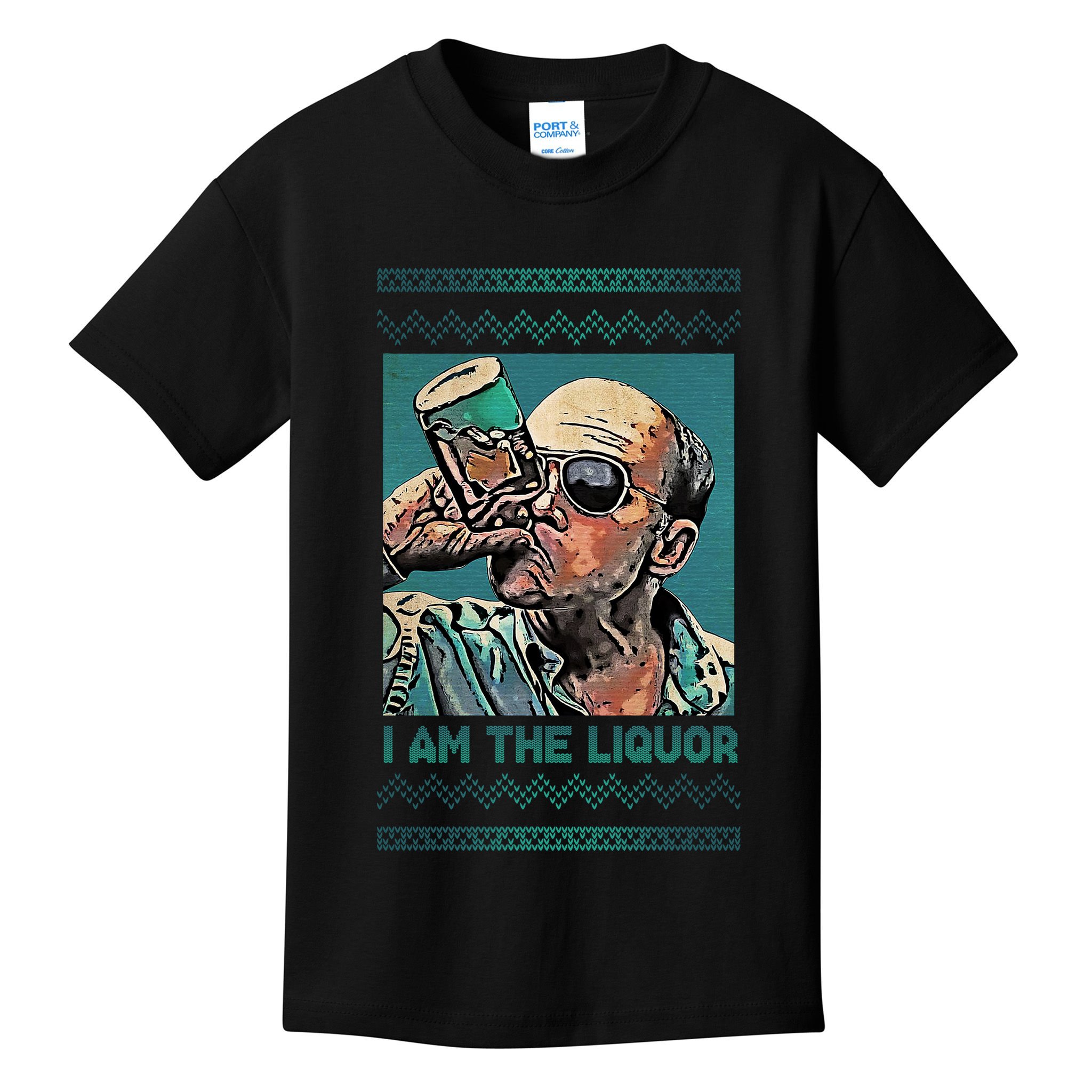 I Am The Liquor Ugly Christmas Sweater Kids T-Shirt