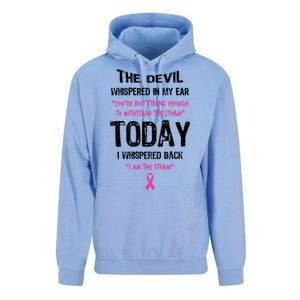 I Am The Storm Breast Cancer Quote Unisex Surf Hoodie