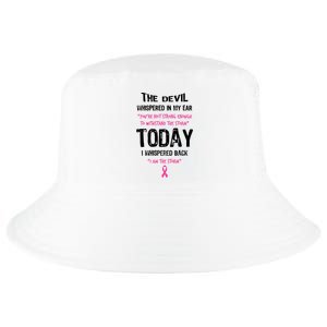 I Am The Storm Breast Cancer Quote Cool Comfort Performance Bucket Hat