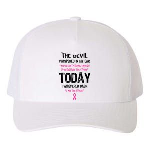 I Am The Storm Breast Cancer Quote Yupoong Adult 5-Panel Trucker Hat