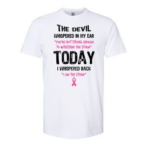 I Am The Storm Breast Cancer Quote Softstyle CVC T-Shirt