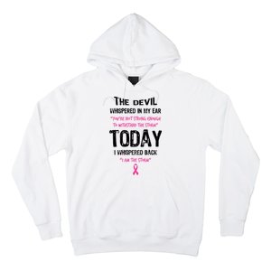 I Am The Storm Breast Cancer Quote Hoodie