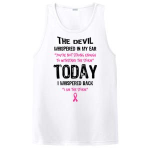 I Am The Storm Breast Cancer Quote PosiCharge Competitor Tank