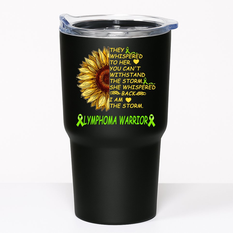 I Am The Storm Lymphoma Warrior Tumbler
