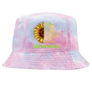 I Am The Storm Lymphoma Warrior Tie-Dyed Bucket Hat