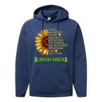 I Am The Storm Lymphoma Warrior Performance Fleece Hoodie