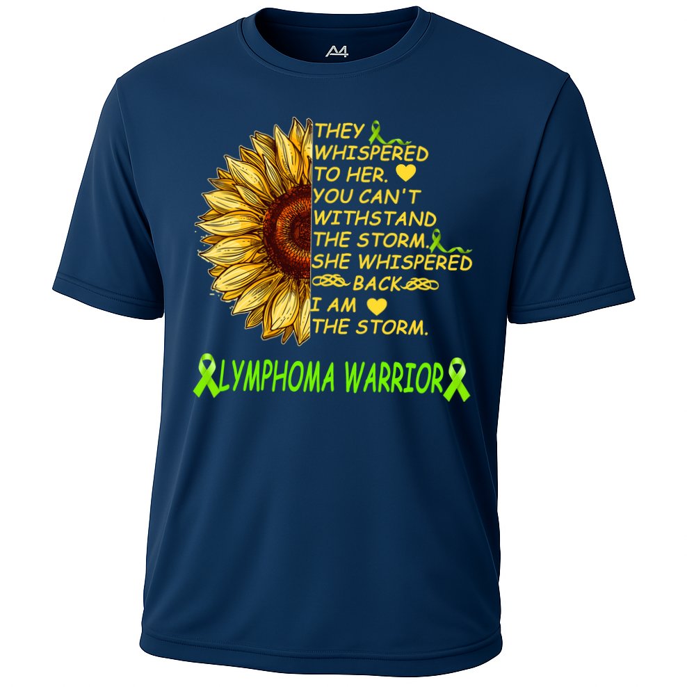 I Am The Storm Lymphoma Warrior Cooling Performance Crew T-Shirt