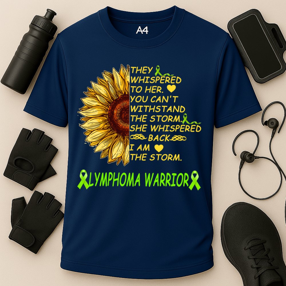 I Am The Storm Lymphoma Warrior Cooling Performance Crew T-Shirt
