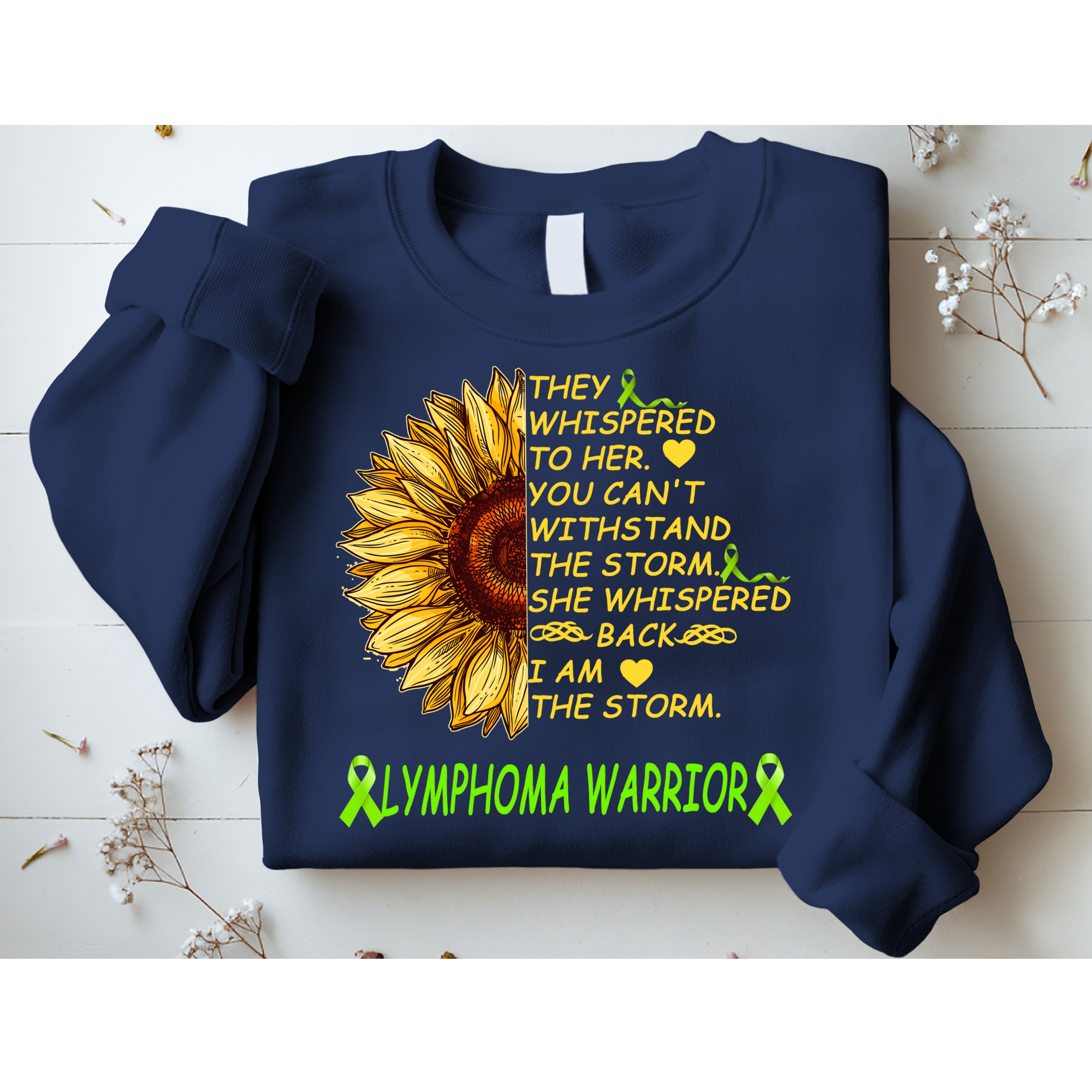 I Am The Storm Lymphoma Warrior Sweatshirt