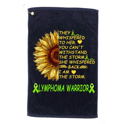 I Am The Storm Lymphoma Warrior Golf Towel
