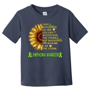 I Am The Storm Lymphoma Warrior Toddler T-Shirt