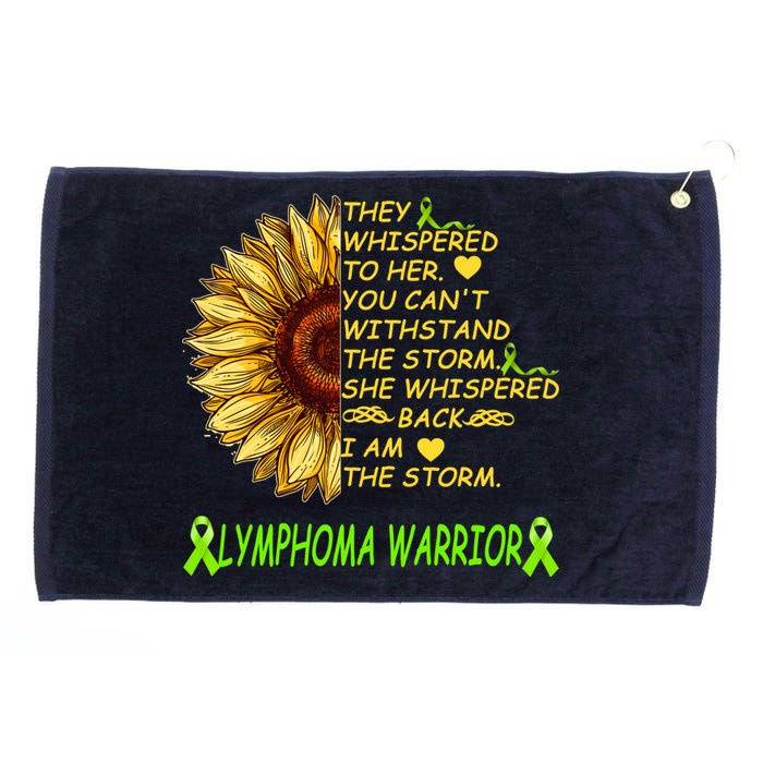 I Am The Storm Lymphoma Warrior Grommeted Golf Towel