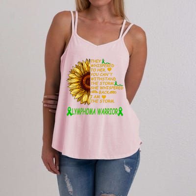 I Am The Storm Lymphoma Warrior Women's Strappy Tank