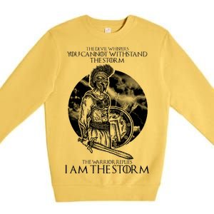 I Am The Storm Warrior Premium Crewneck Sweatshirt