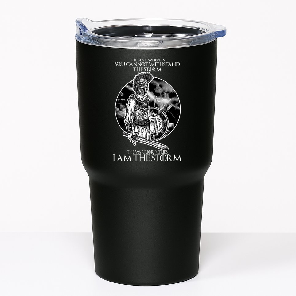 I Am The Storm Warrior Tumbler