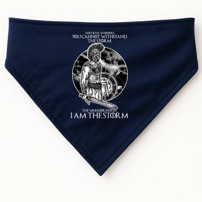 I Am The Storm Warrior USA-Made Doggie Bandana