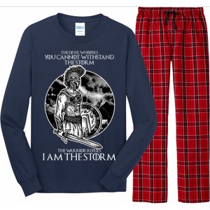 I Am The Storm Warrior Long Sleeve Pajama Set