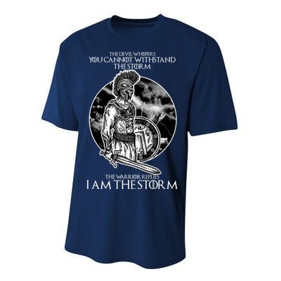 I Am The Storm Warrior Performance Sprint T-Shirt