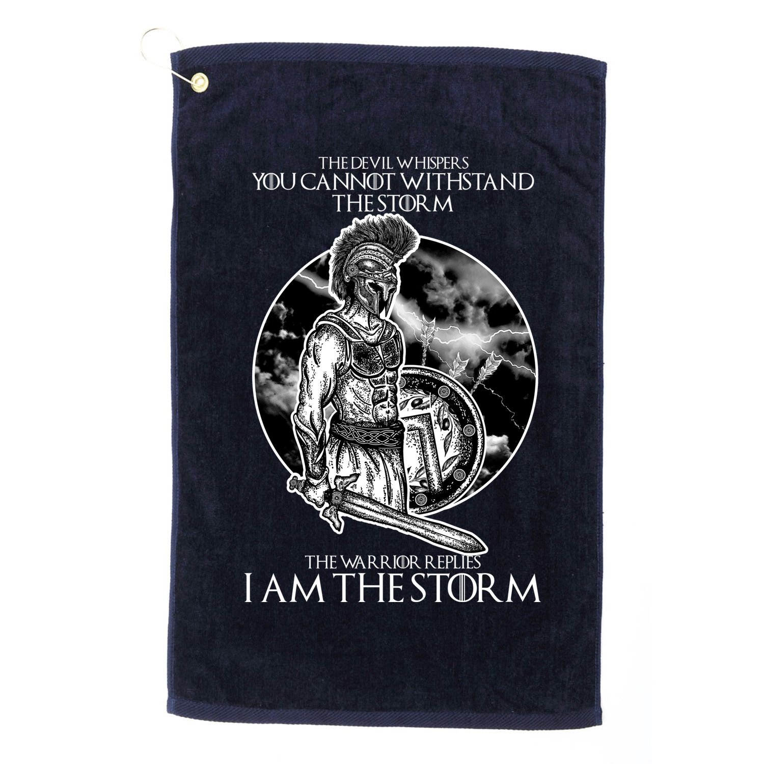 I Am The Storm Warrior Golf Towel