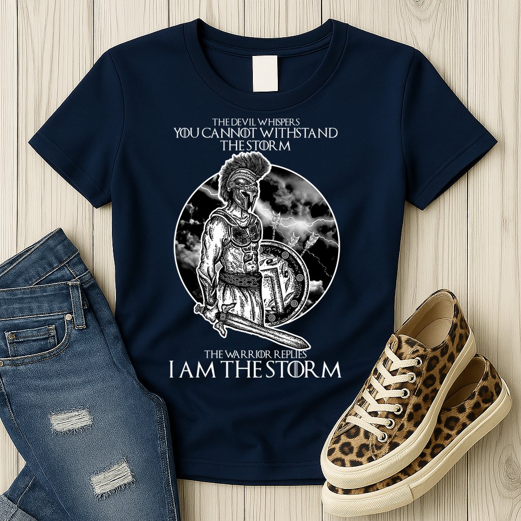 I Am The Storm Warrior Womens T-Shirt