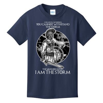I Am The Storm Warrior Kids T-Shirt