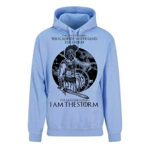 I Am The Storm Warrior Unisex Surf Hoodie