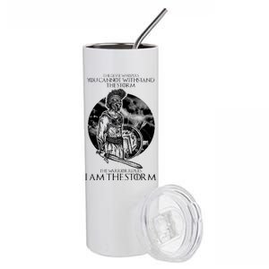 I Am The Storm Warrior Stainless Steel Tumbler