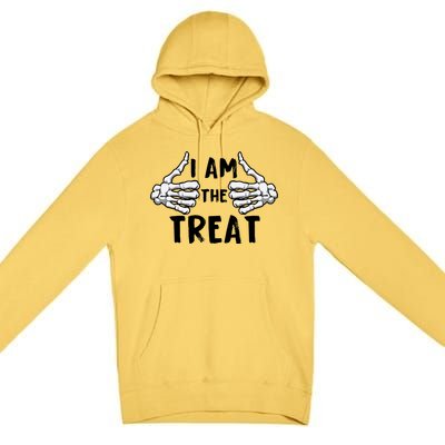 I Am The Treat Funny Halloween Premium Pullover Hoodie