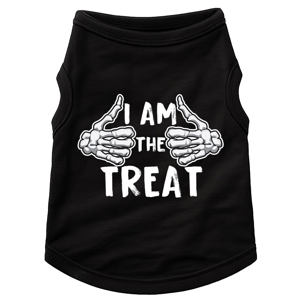 I Am The Treat Funny Halloween Doggie Tank