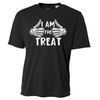 I Am The Treat Funny Halloween Cooling Performance Crew T-Shirt