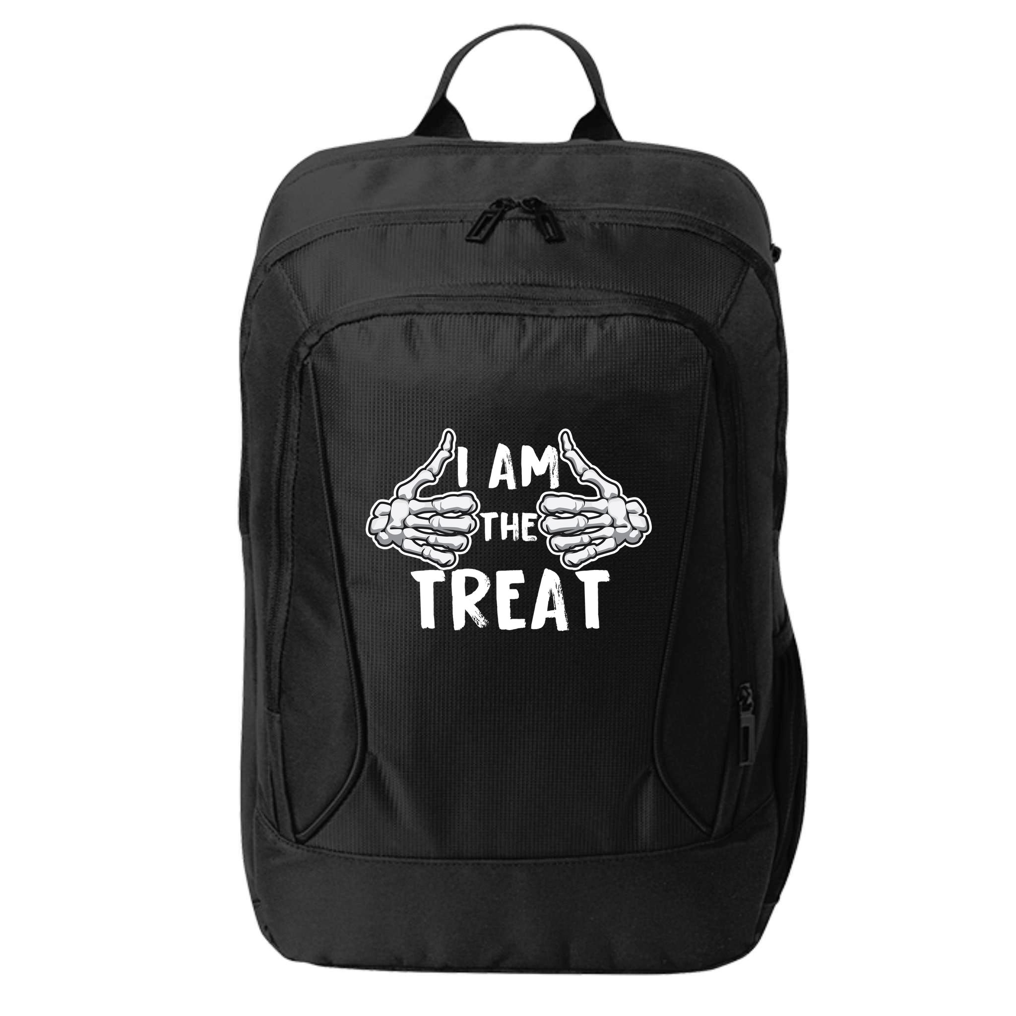 I Am The Treat Funny Halloween City Backpack