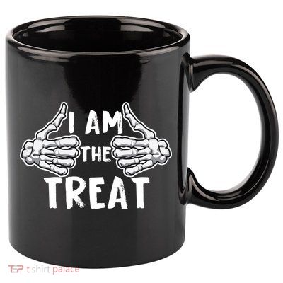 I Am The Treat Funny Halloween 11oz C Handle Ceramic Mug