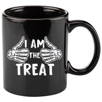 I Am The Treat Funny Halloween 11oz C Handle Ceramic Mug