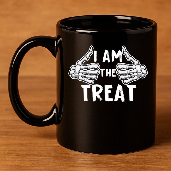 I Am The Treat Funny Halloween 11oz C Handle Ceramic Mug