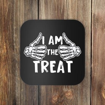 I Am The Treat Funny Halloween Coaster