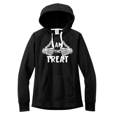 I Am The Treat Funny Halloween Women's Fleece Hoodie