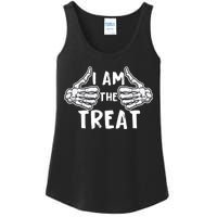 I Am The Treat Funny Halloween Ladies Essential Tank