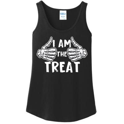 I Am The Treat Funny Halloween Ladies Essential Tank