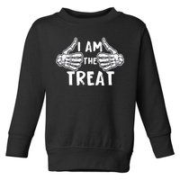 I Am The Treat Funny Halloween Toddler Sweatshirt