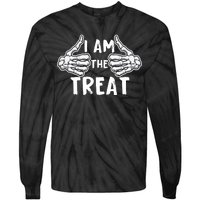 I Am The Treat Funny Halloween Tie-Dye Long Sleeve Shirt