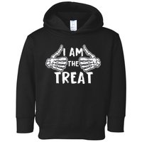 I Am The Treat Funny Halloween Toddler Hoodie