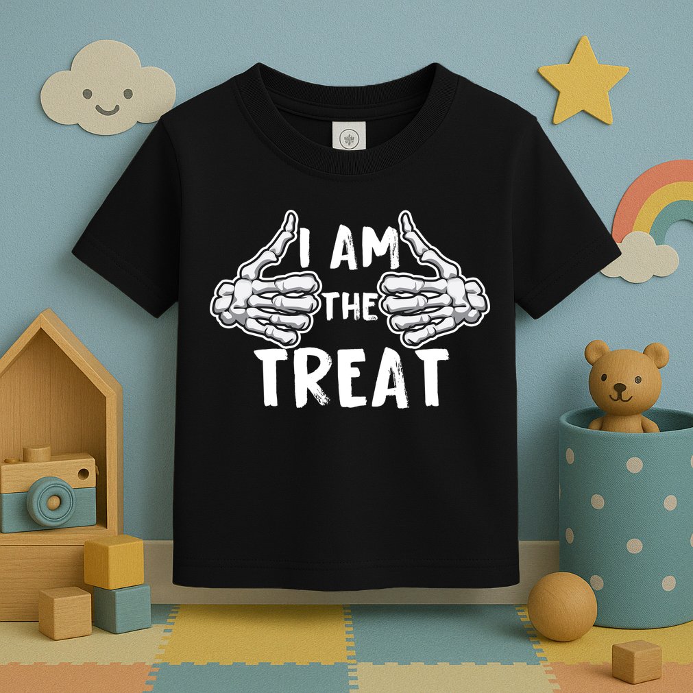 I Am The Treat Funny Halloween Toddler T-Shirt