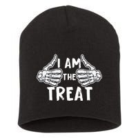 I Am The Treat Funny Halloween Short Acrylic Beanie