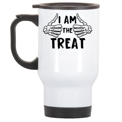 I Am The Treat Funny Halloween Stainless Steel Travel Mug