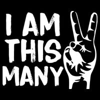 I AM This Many 2 Years Old V-Neck T-Shirt