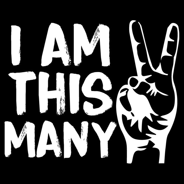 I AM This Many 2 Years Old V-Neck T-Shirt