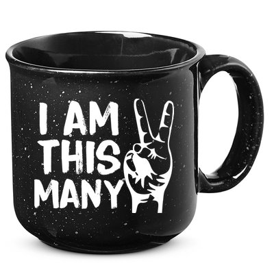 I AM This Many 2 Years Old 15oz Campfire Ceramic Mug