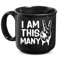 I AM This Many 2 Years Old 15oz Campfire Ceramic Mug